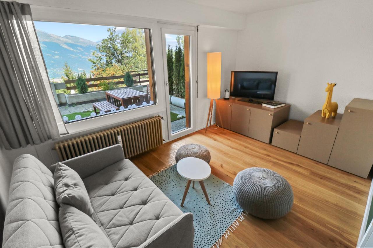 Le Cocon à Leo - Superbe appartement avec piscine Nendaz Extérieur photo