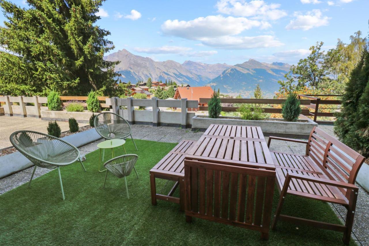 Le Cocon à Leo - Superbe appartement avec piscine Nendaz Extérieur photo